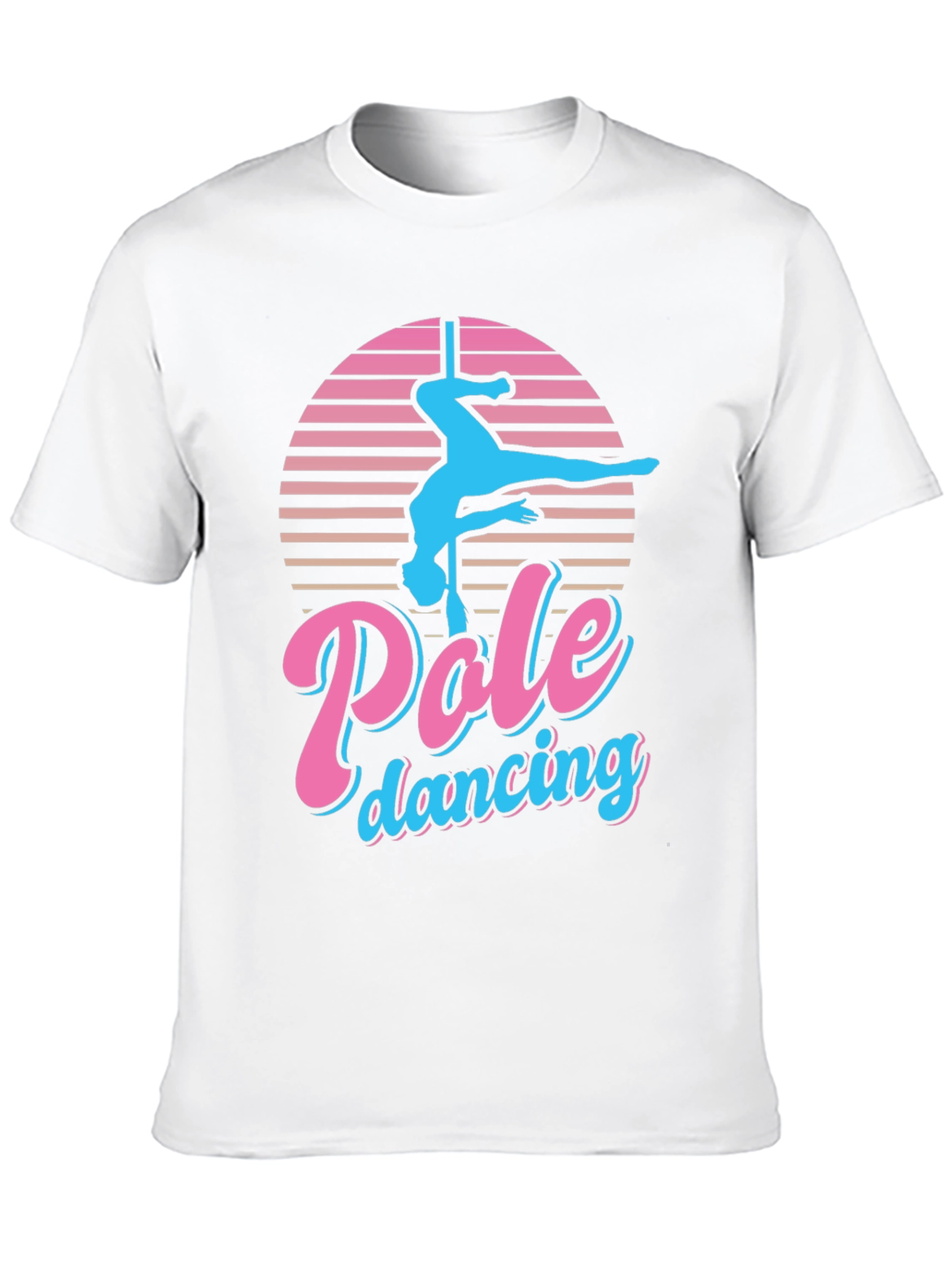 Pole Dancing Retro Graphic T-Shirt