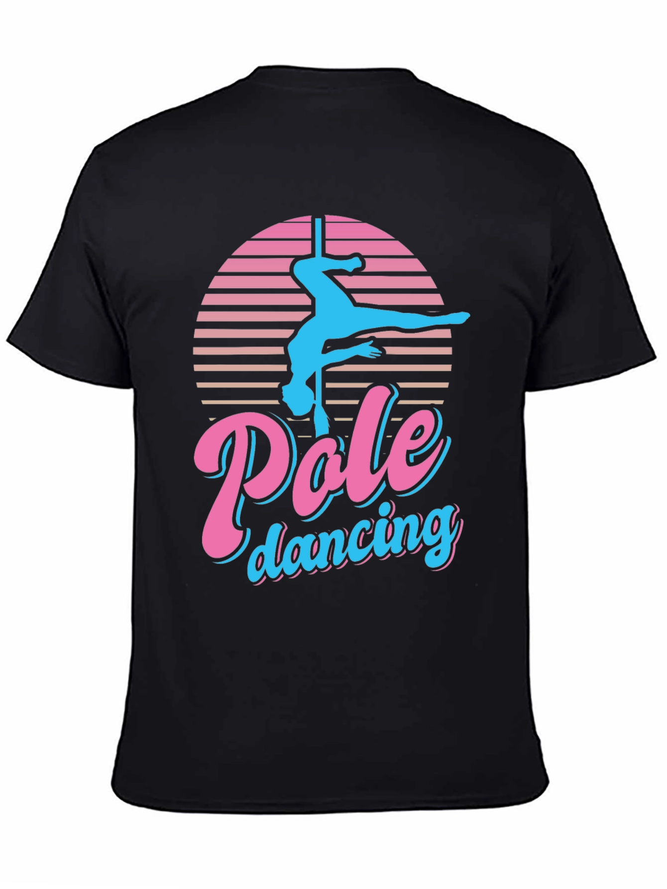 Pole Dancing Retro Graphic T-Shirt