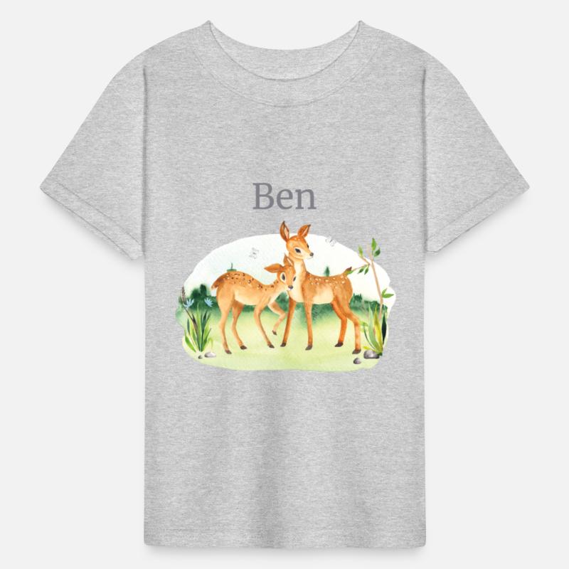 Waldtier Deer Flowers Name Ben