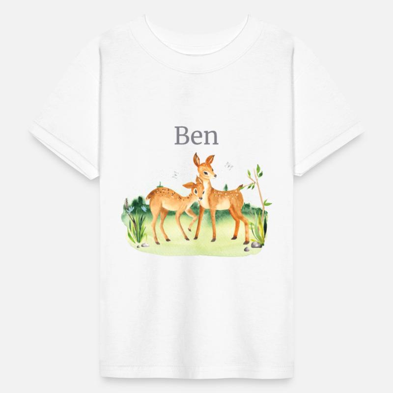 Waldtier Deer Flowers Name Ben