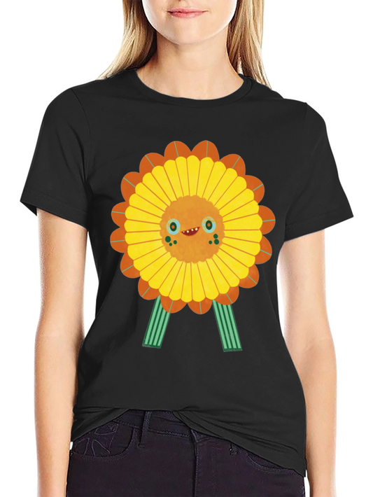 Funky Sunflower Graphic Tee