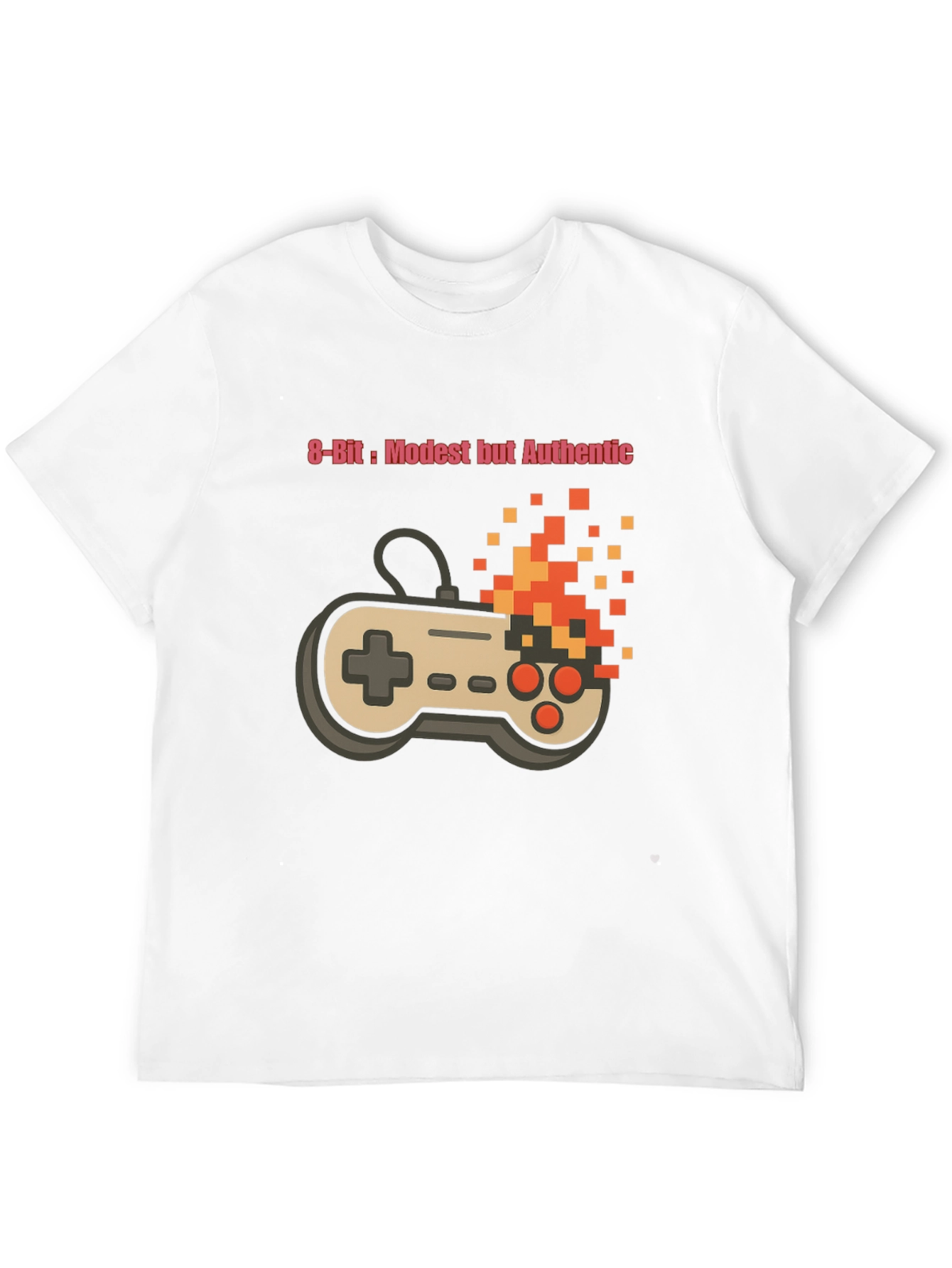 Retro Gamer T-Shirt - 8-Bit Modest & Authentic Style