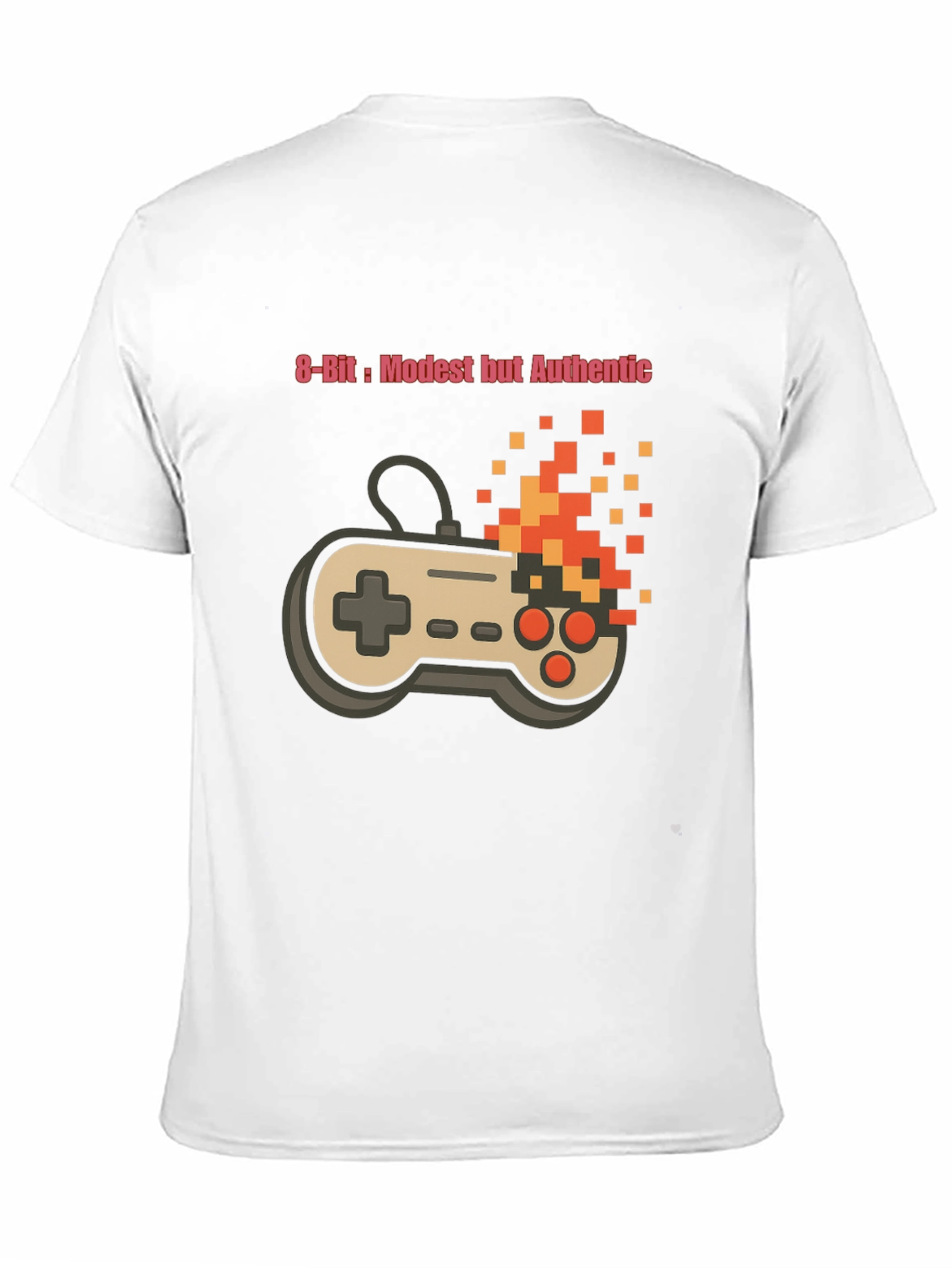 Retro Gamer T-Shirt - 8-Bit Modest & Authentic Style