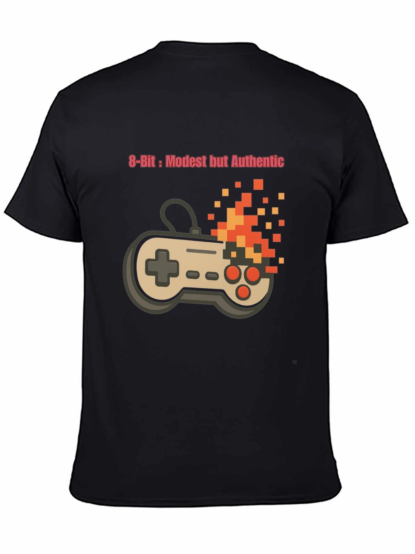 Retro Gamer T-Shirt - 8-Bit Modest & Authentic Style