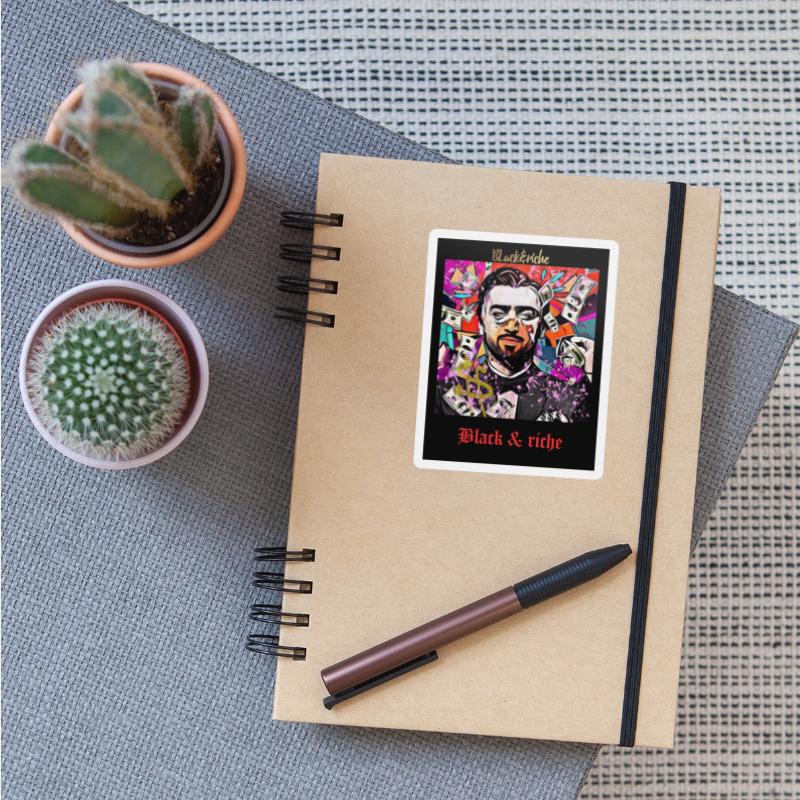 Wealth and Power Graffiti Art black&riche