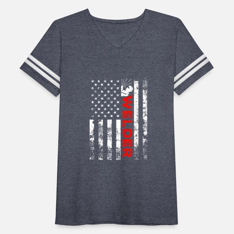 Welder Usa American Flag Welding