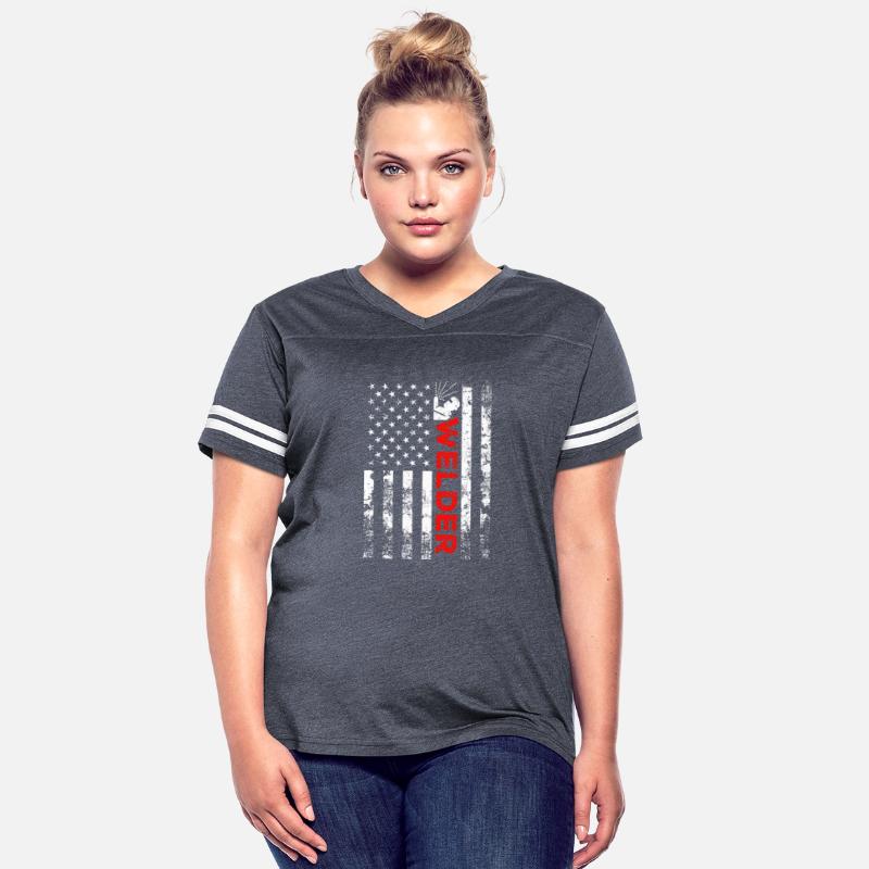 Welder Usa American Flag Welding
