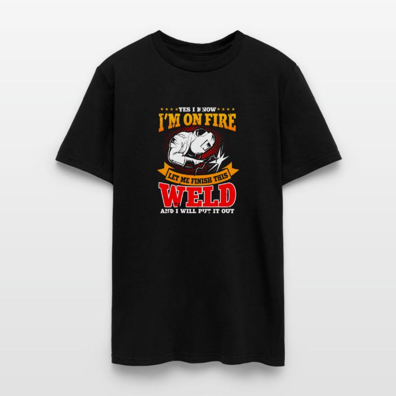 Welder Welding Image On Back Of