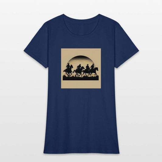 Western Sunset Silhouette