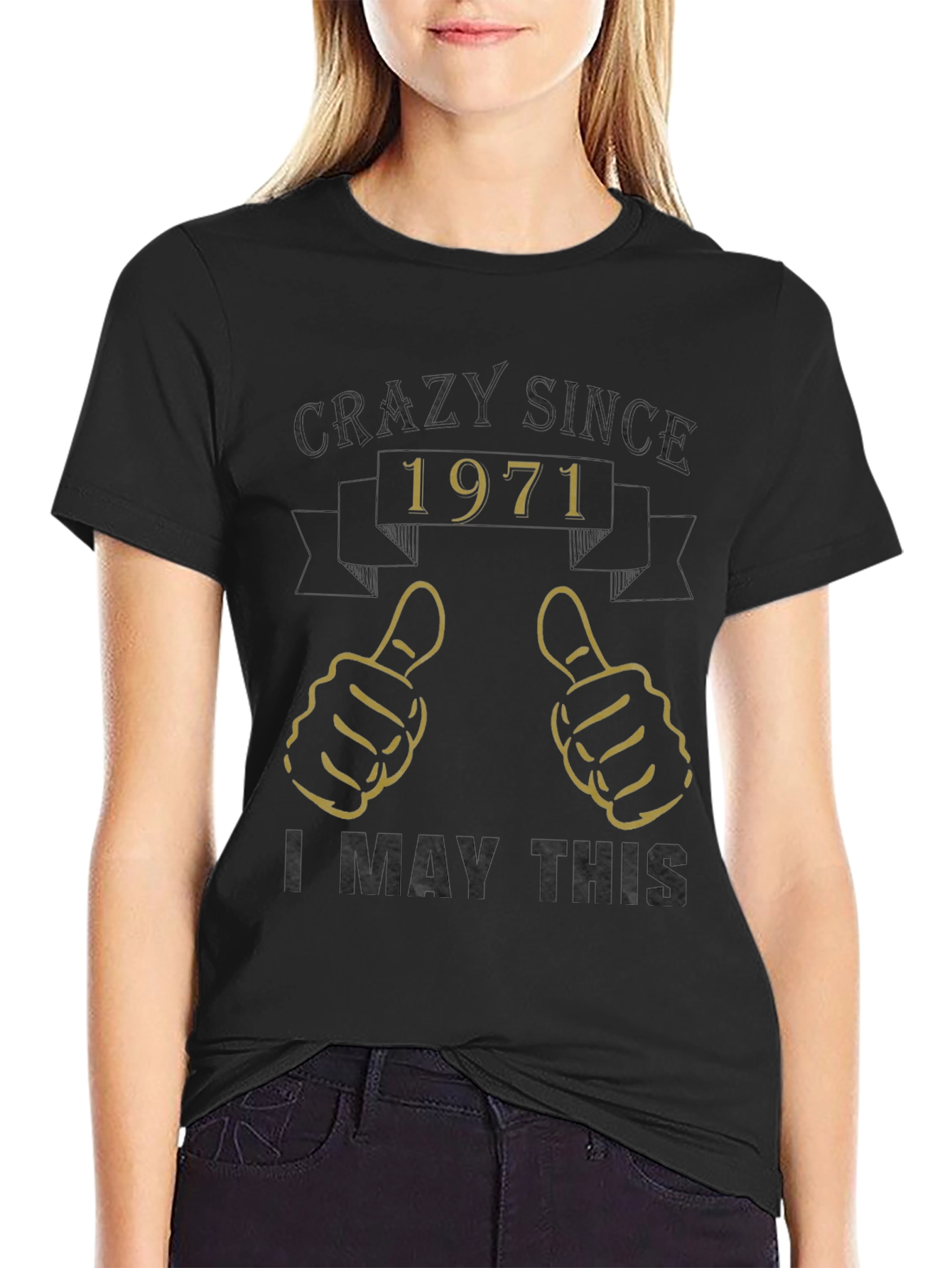 Crazy Since 1971 Graphic T-Shirt