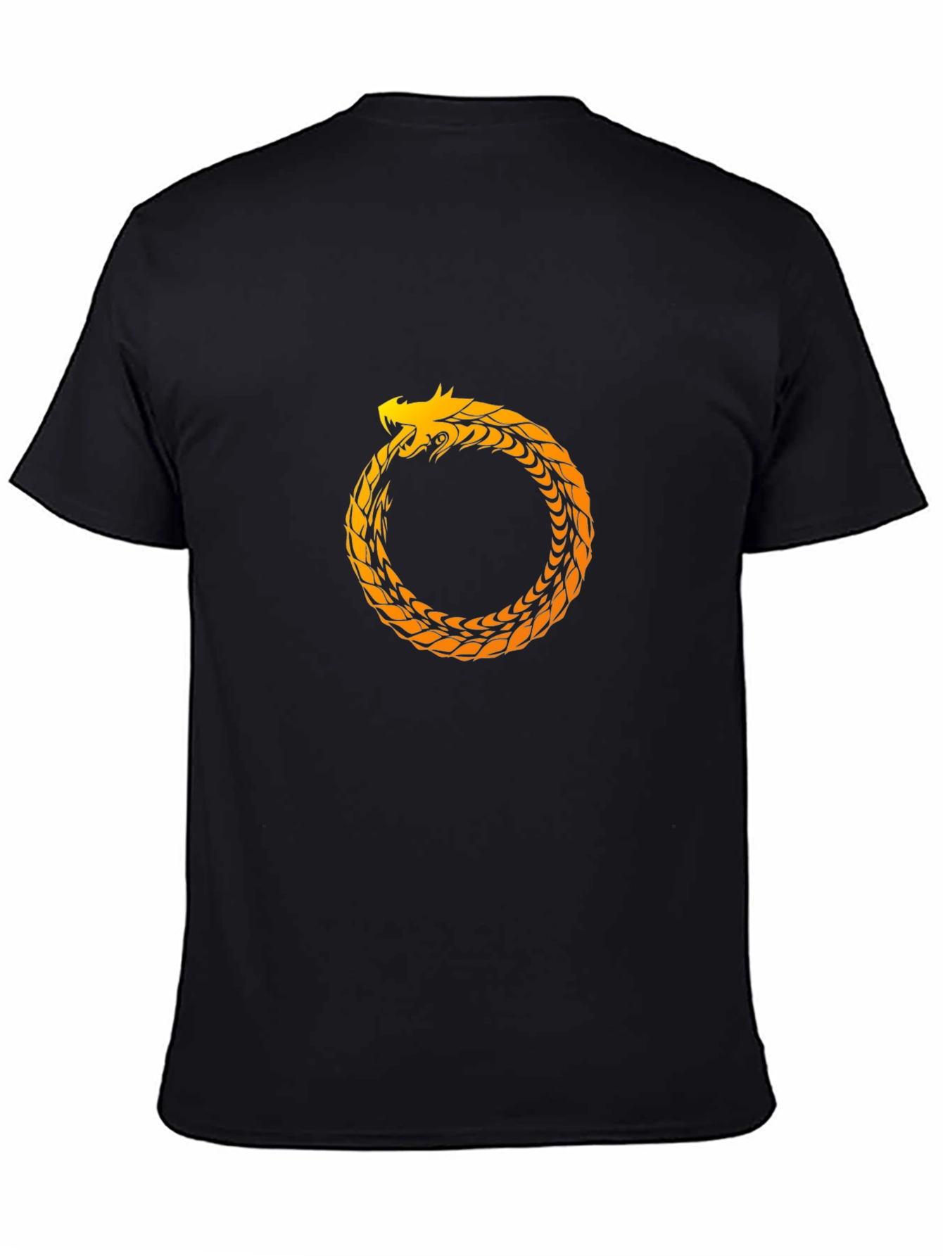 Ouroboros Serpent T-Shirt - Black