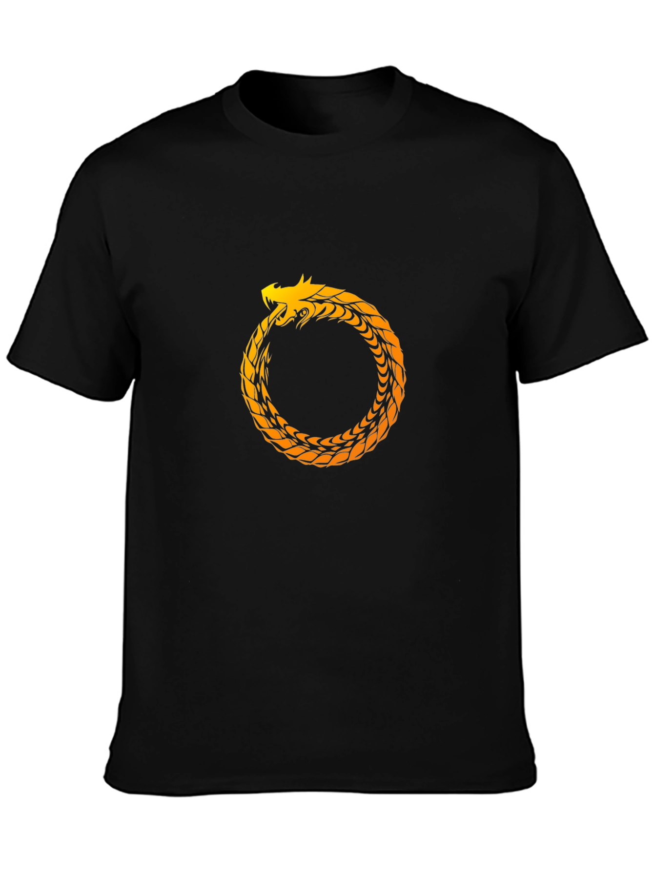 Ouroboros Serpent T-Shirt - Black
