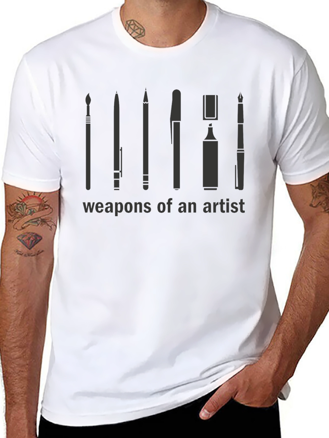 Artists Weapons Graphic T-Shirt