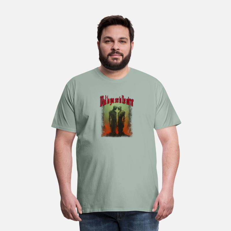 What do you see in the mirror