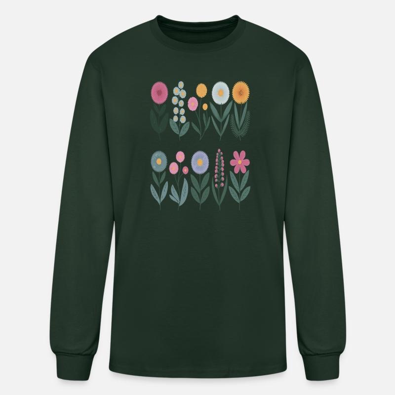 Whimsical Botanical Flower Frame