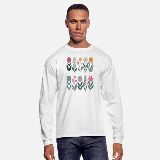 Whimsical Botanical Flower Frame