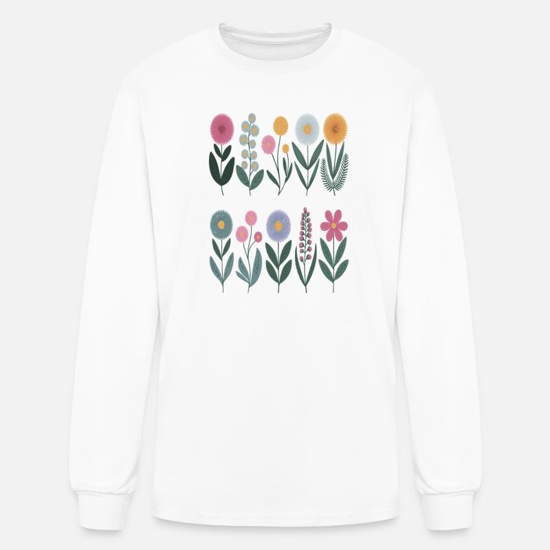 Whimsical Botanical Flower Frame