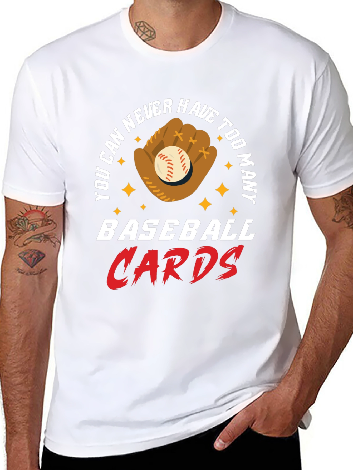 Baseball Cards Graphic T-Shirt - Collectors Tee