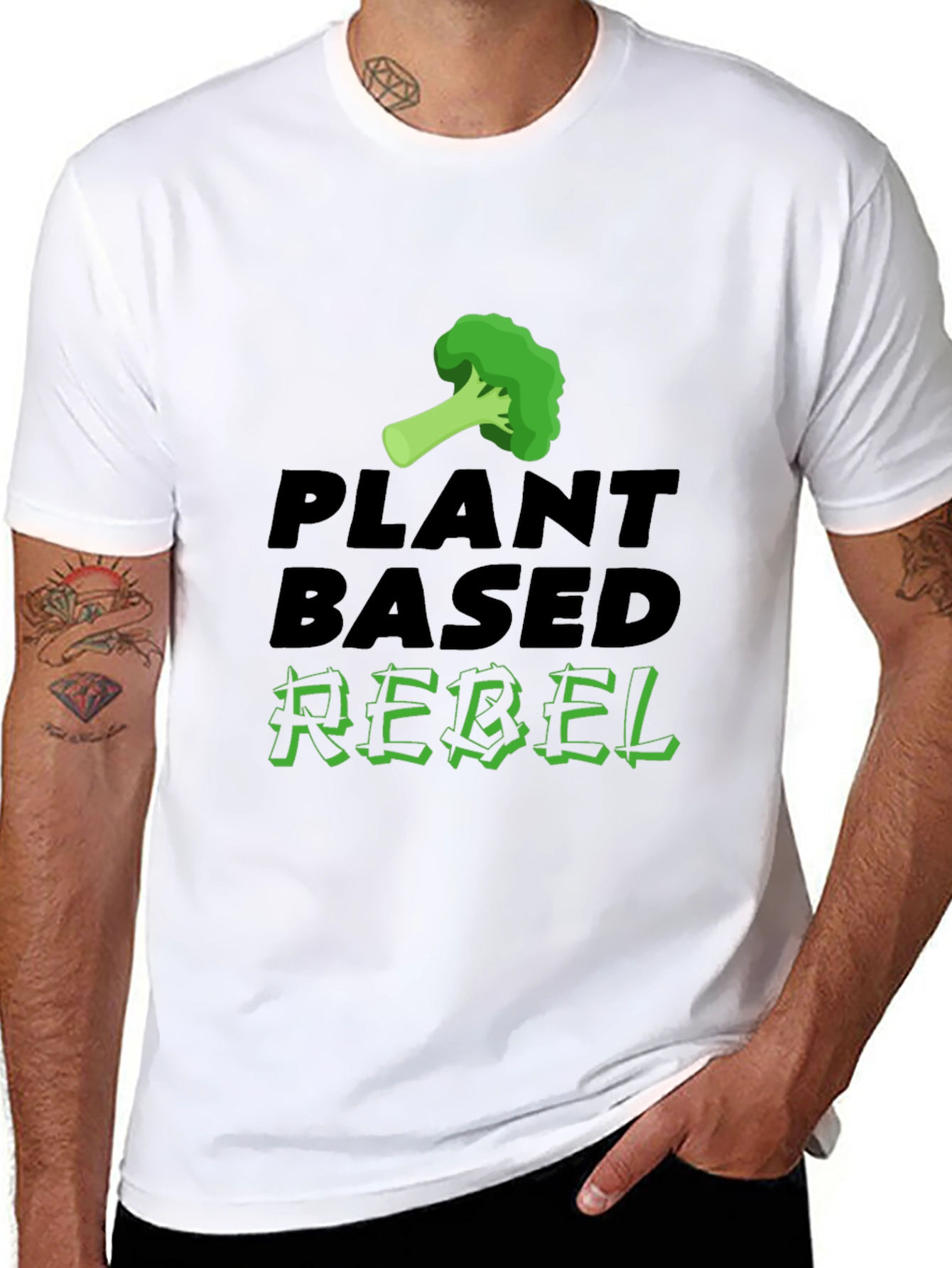 Plant Based Rebel T-Shirt - Vegan Lifestyle