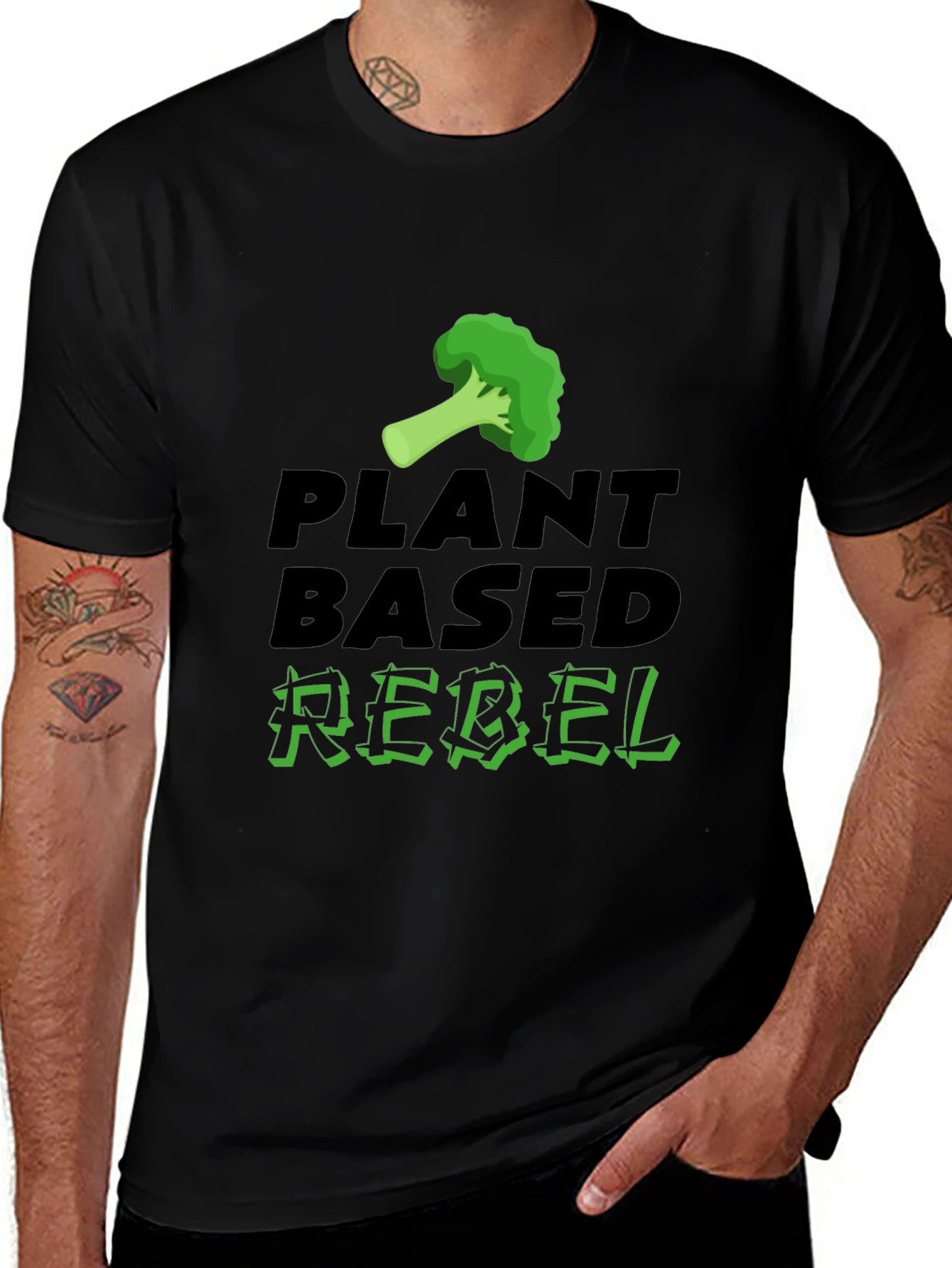 Plant Based Rebel T-Shirt - Vegan Lifestyle