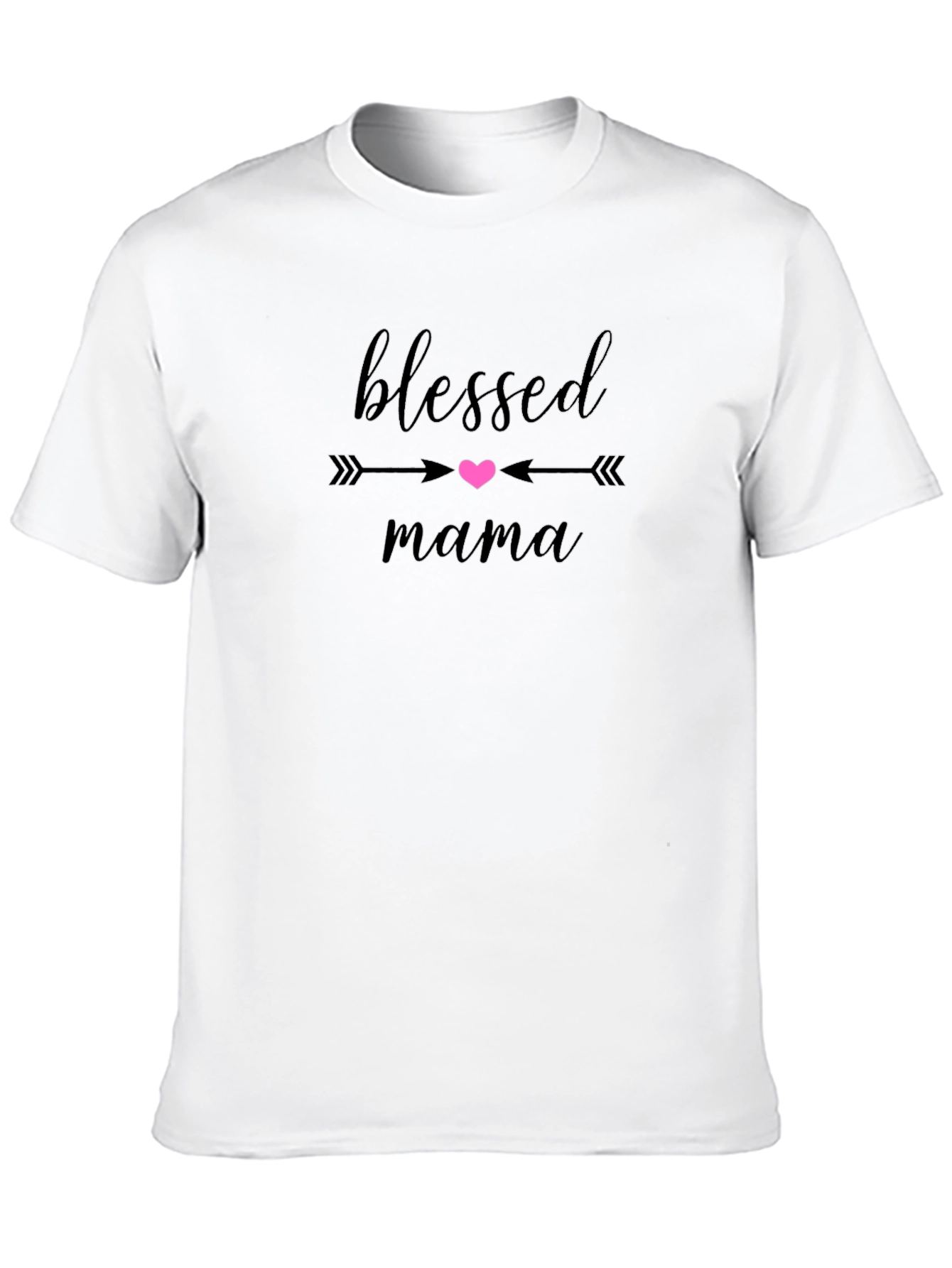 Blessed Mama Graphic Tee - Trendy Mothers Day Shirt