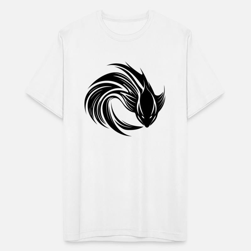 Wild Fighting Fish Tattoo Portrait