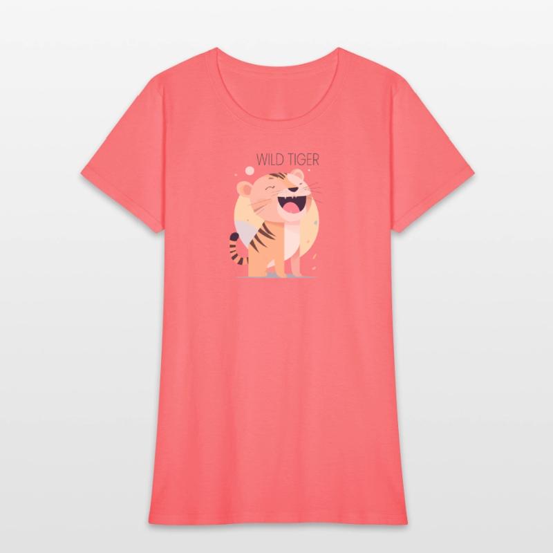 Wild Tiger roar Bauhaus Style