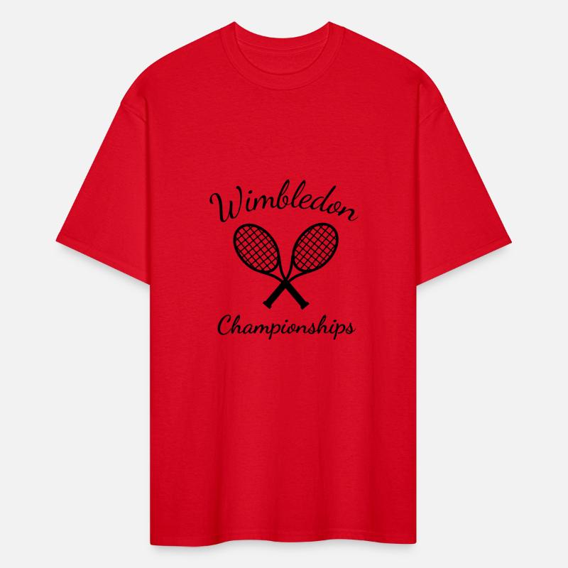 Wimbledon Championships Tennis Player - Black Text