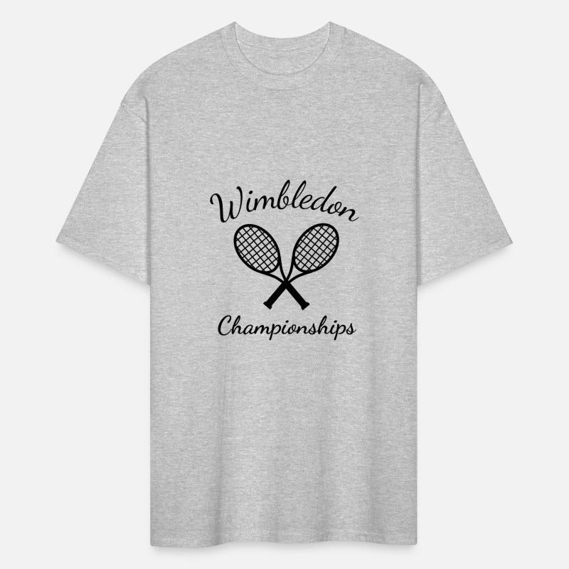 Wimbledon Championships Tennis Player - Black Text