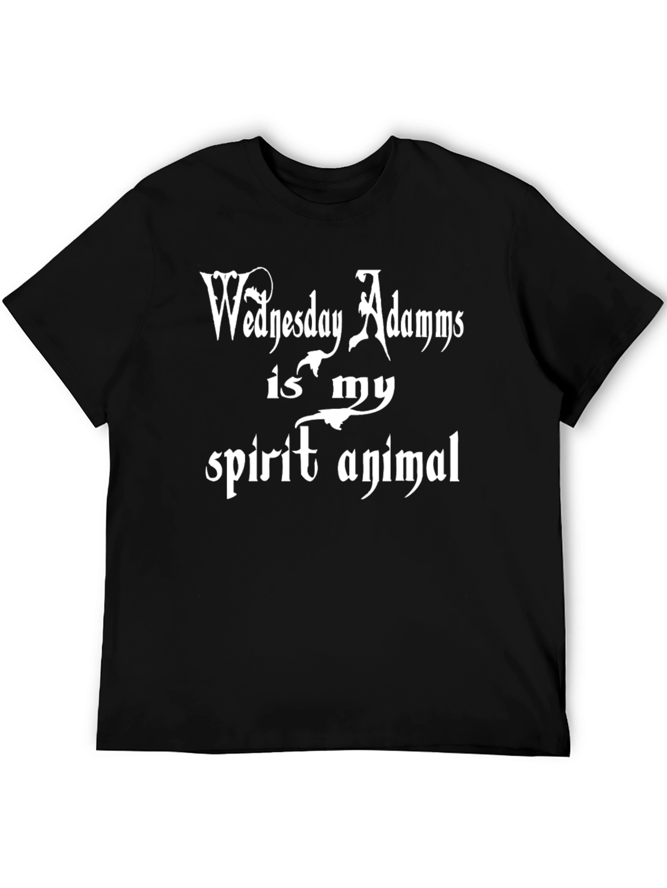 Wednesday Addams Spirit Animal Black T-Shirt