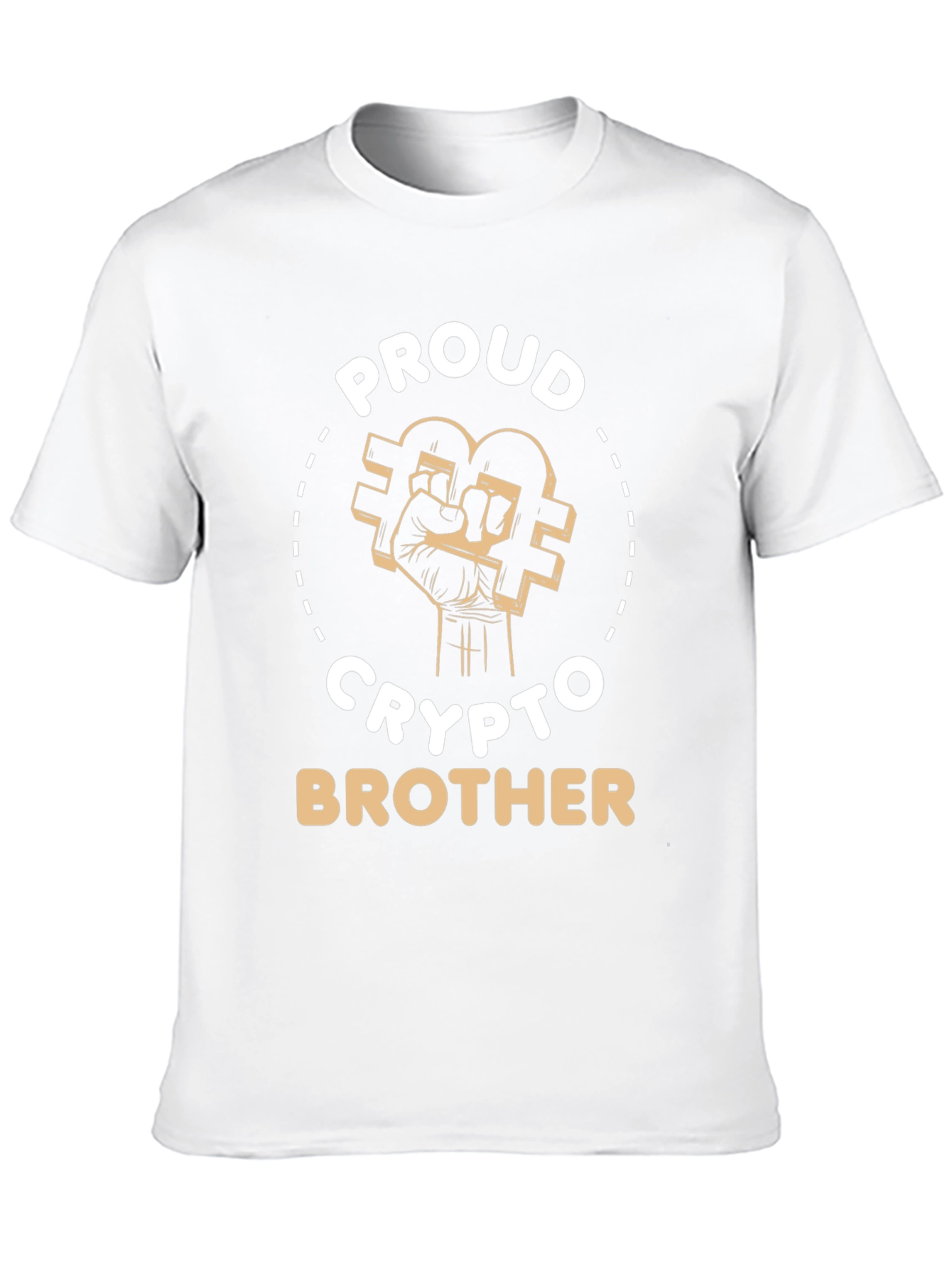 Proud Crypto Brother Graphic Tee - Black