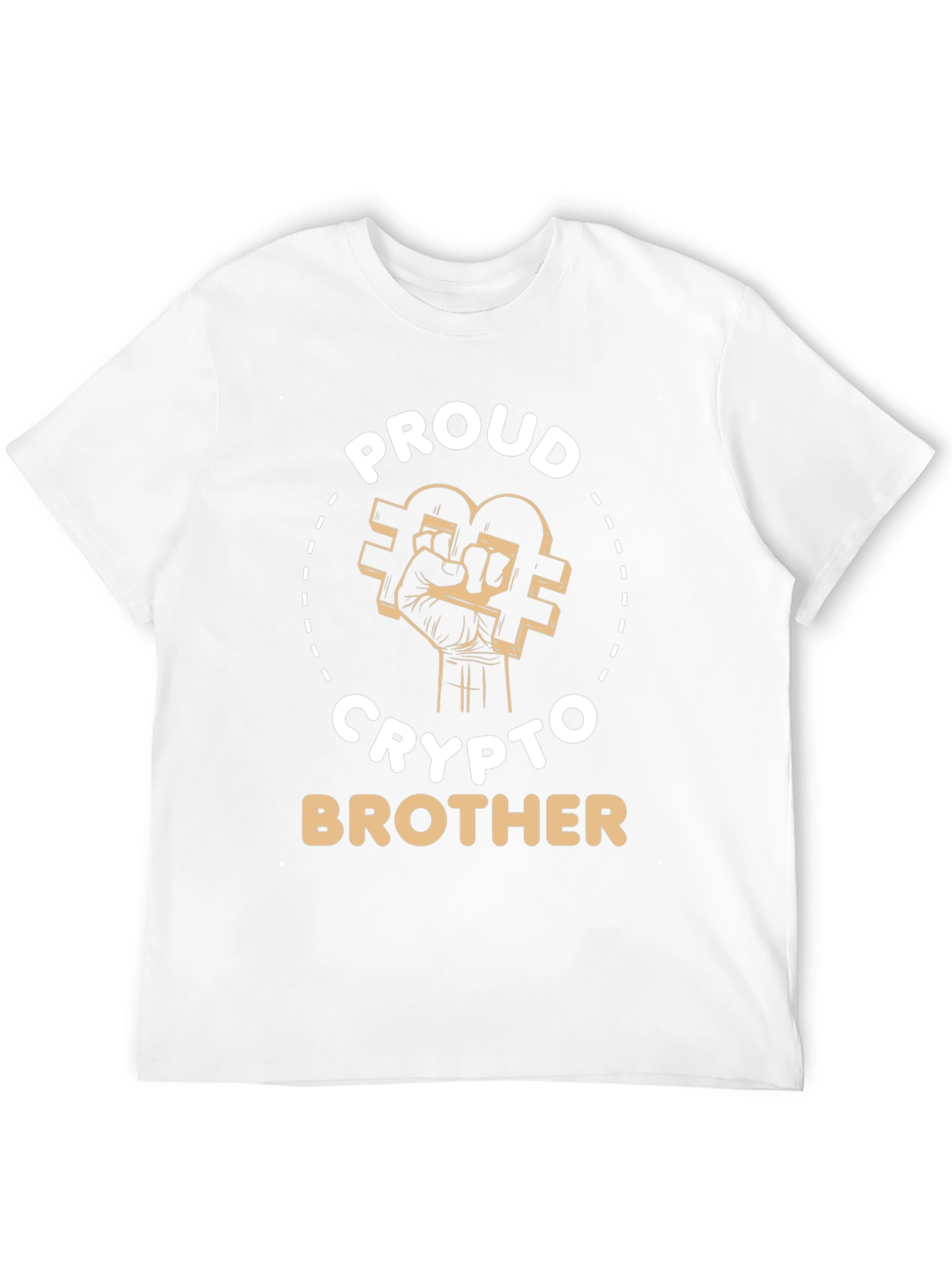 Proud Crypto Brother Graphic Tee - Black