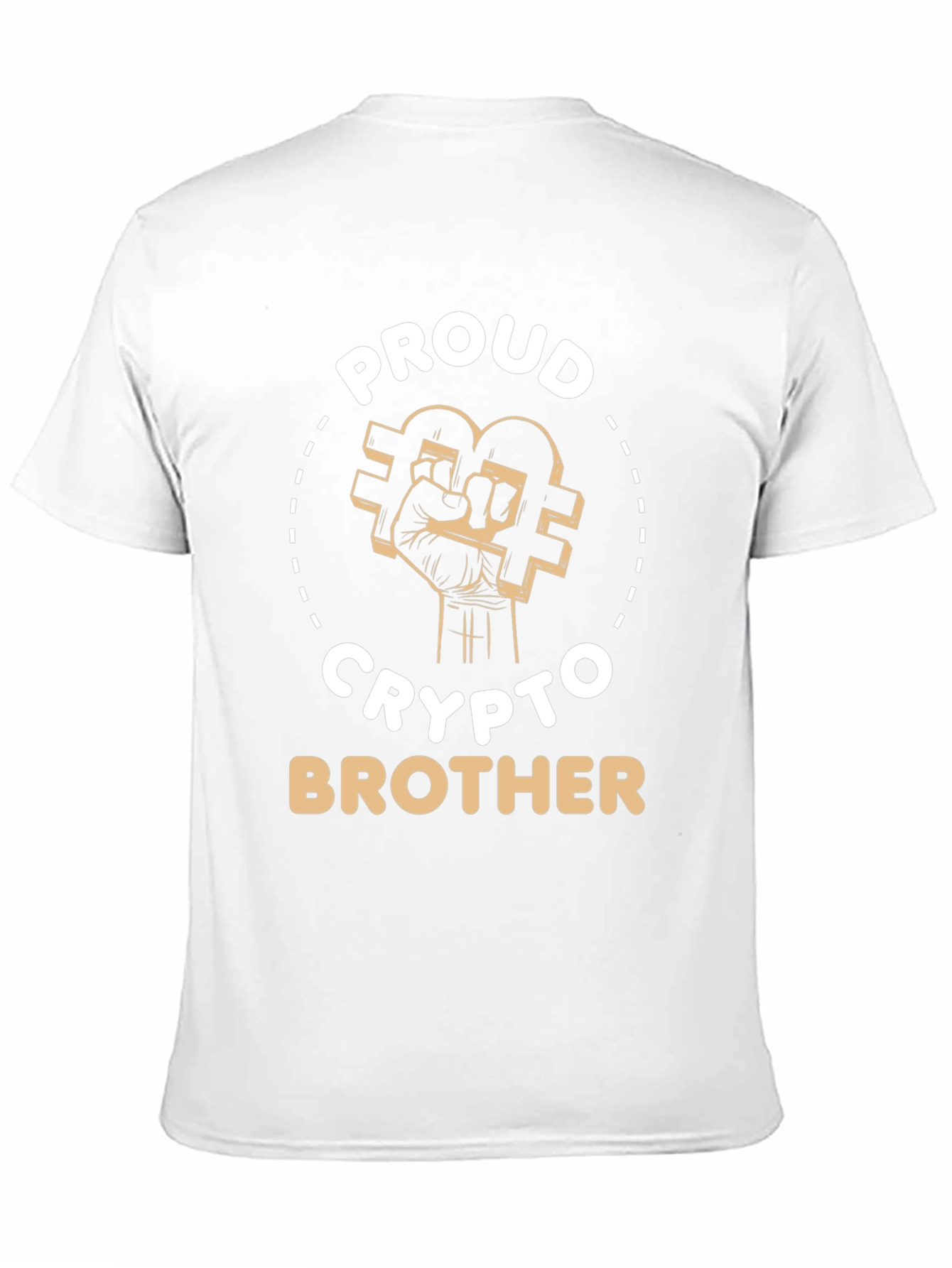 Proud Crypto Brother Graphic Tee - Black