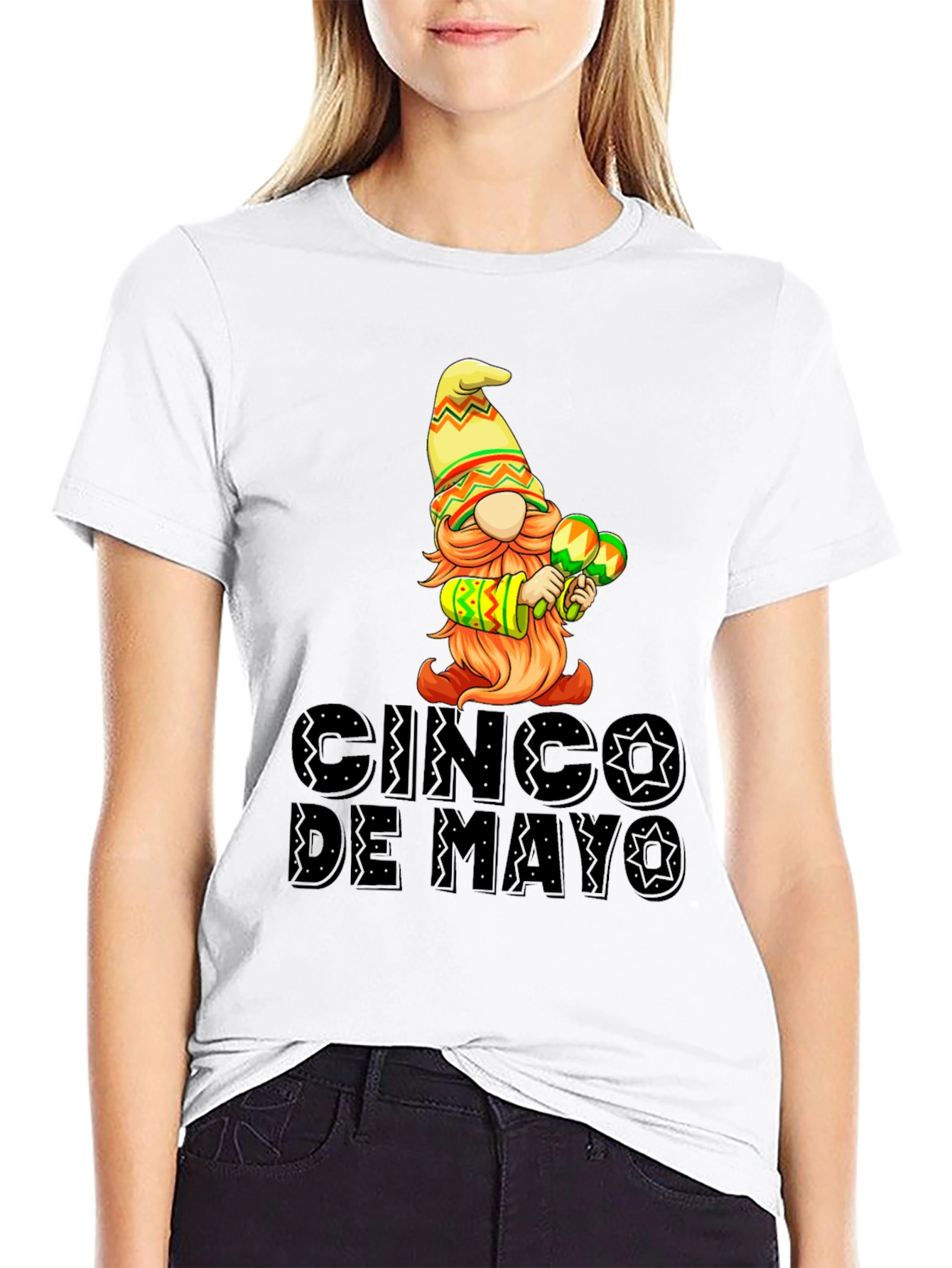 Cinco De Mayo Gnome Graphic T-Shirt