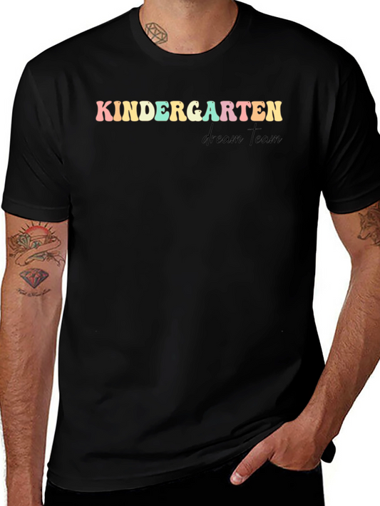 Kindergarten Dream Team Black T-Shirt