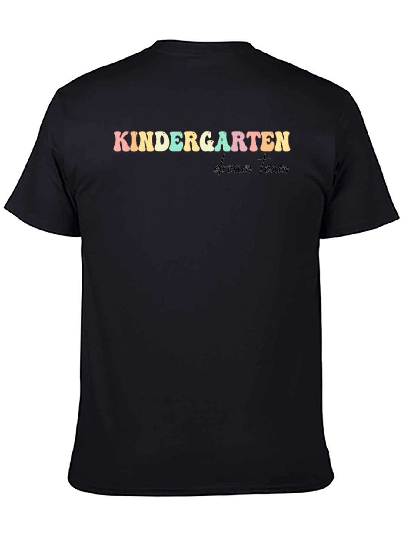 Kindergarten Dream Team Black T-Shirt