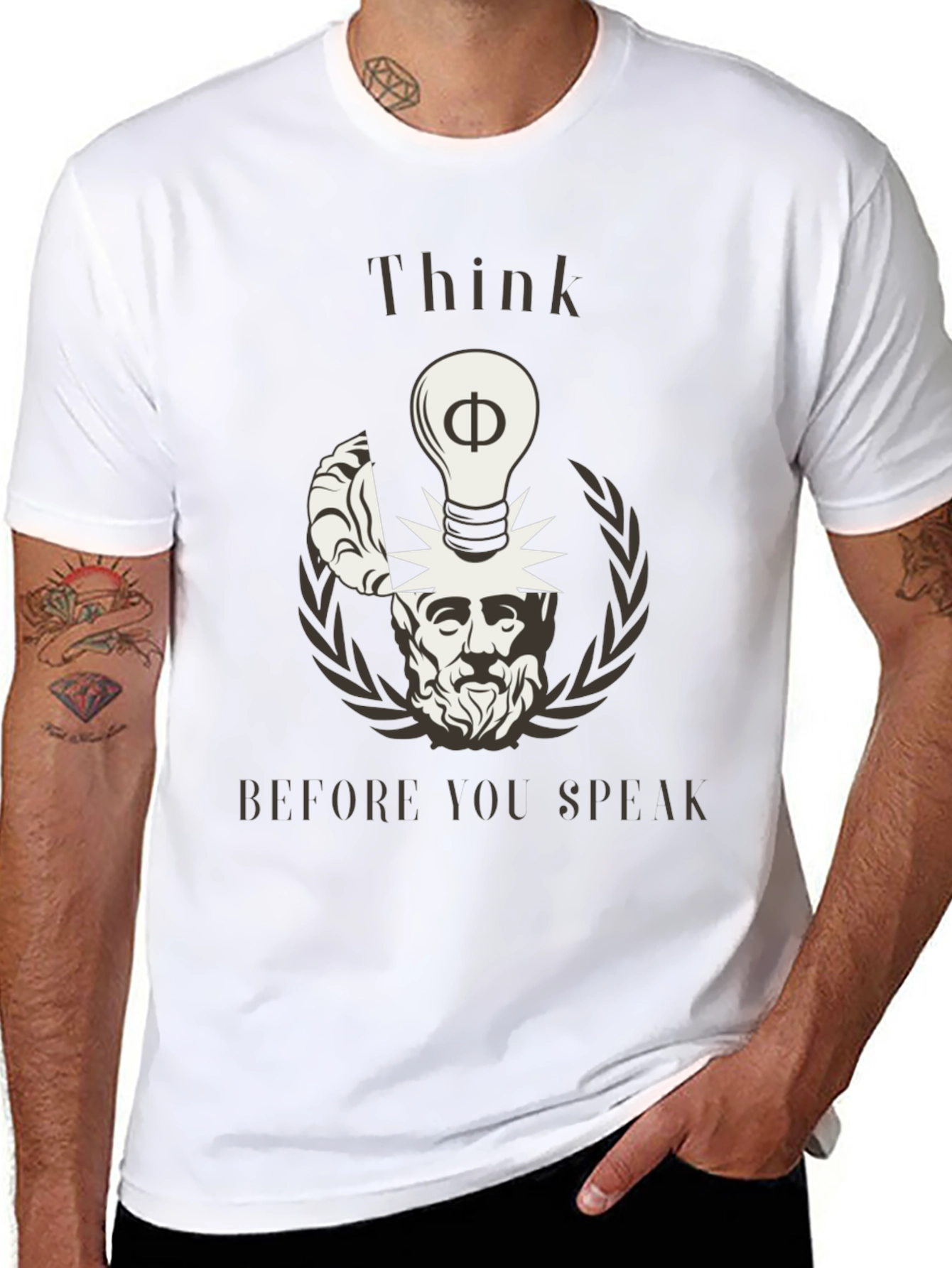 Think Before You Speak Graphic Tee
