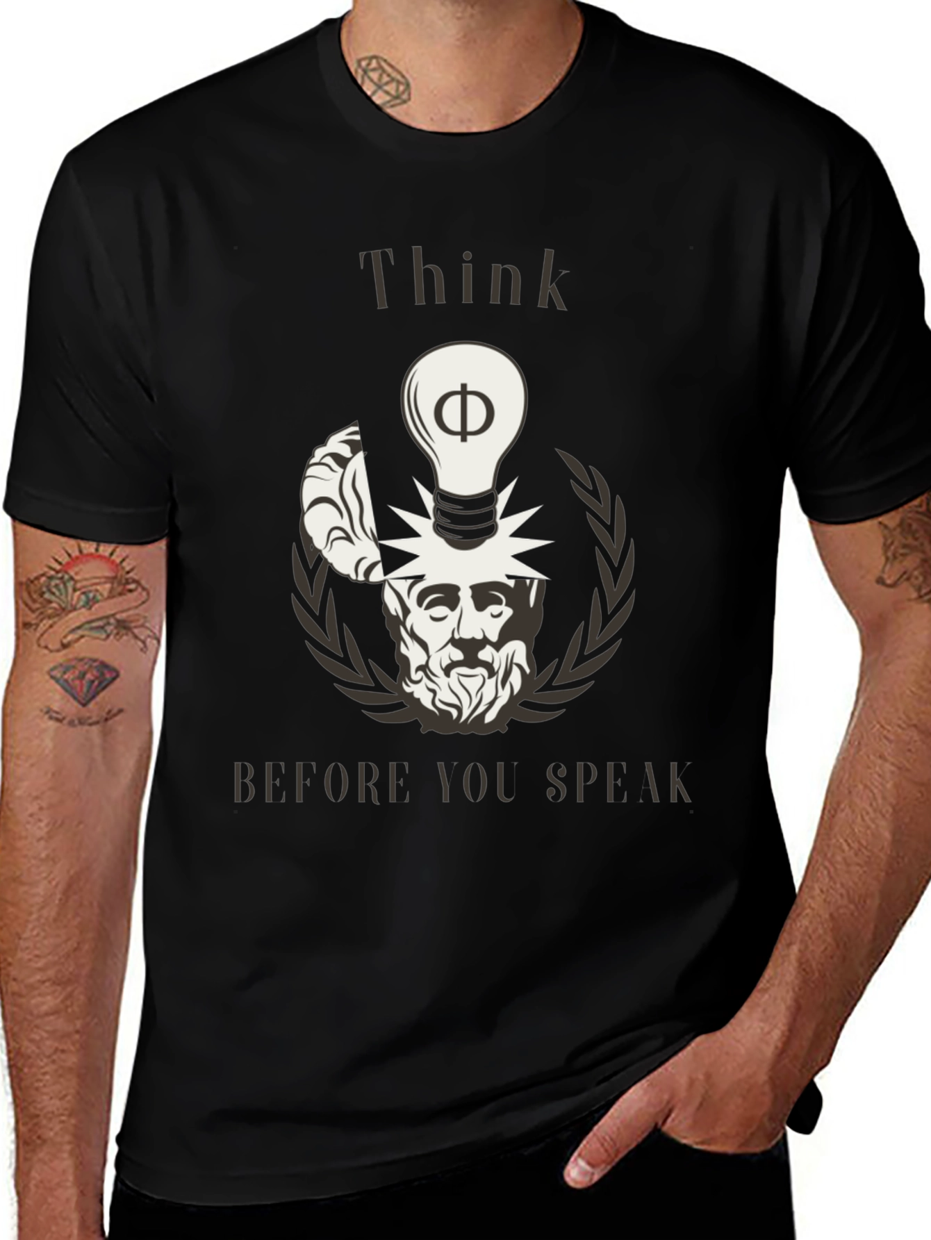 Think Before You Speak Graphic Tee