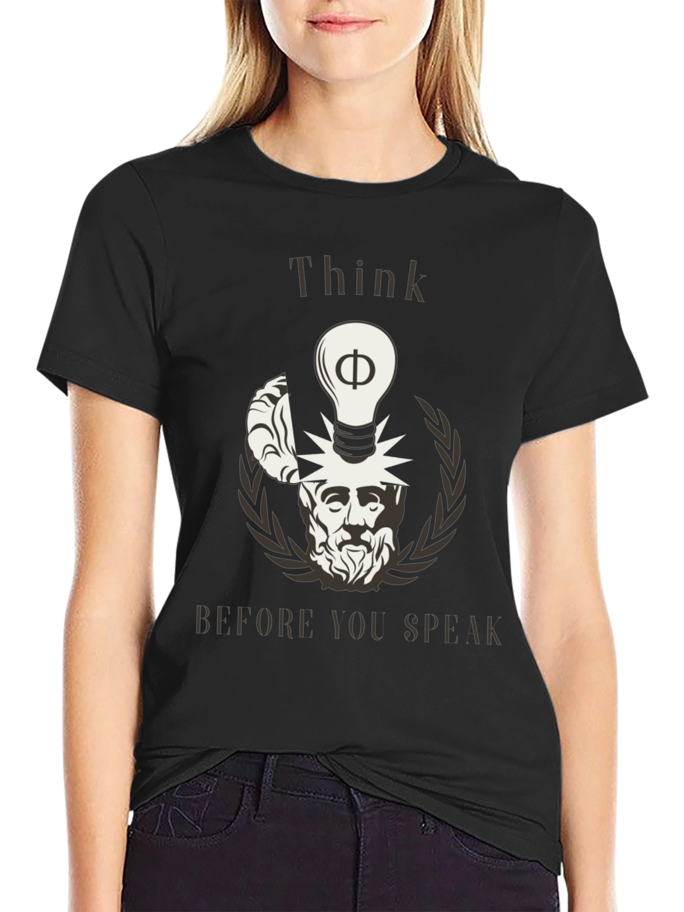 Think Before You Speak Graphic Tee