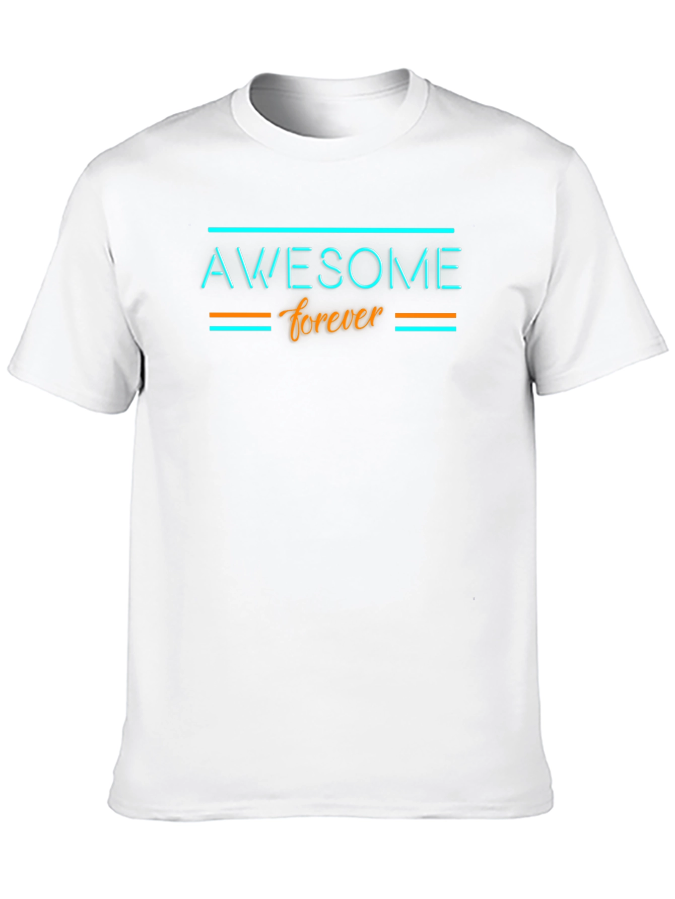 Awesome Forever Black Graphic Tee