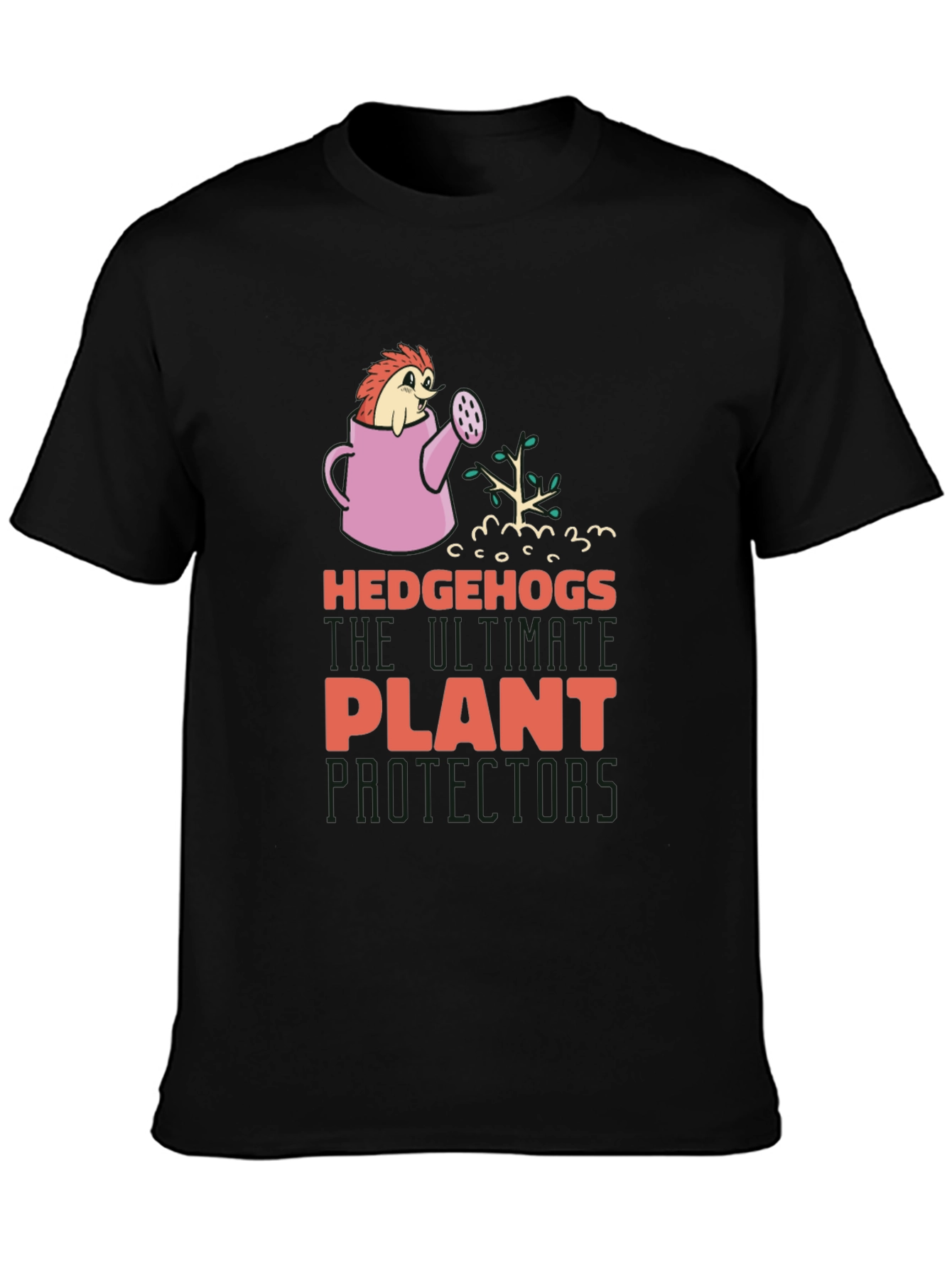 Hedgehogs Plant Protectors Graphic Tee