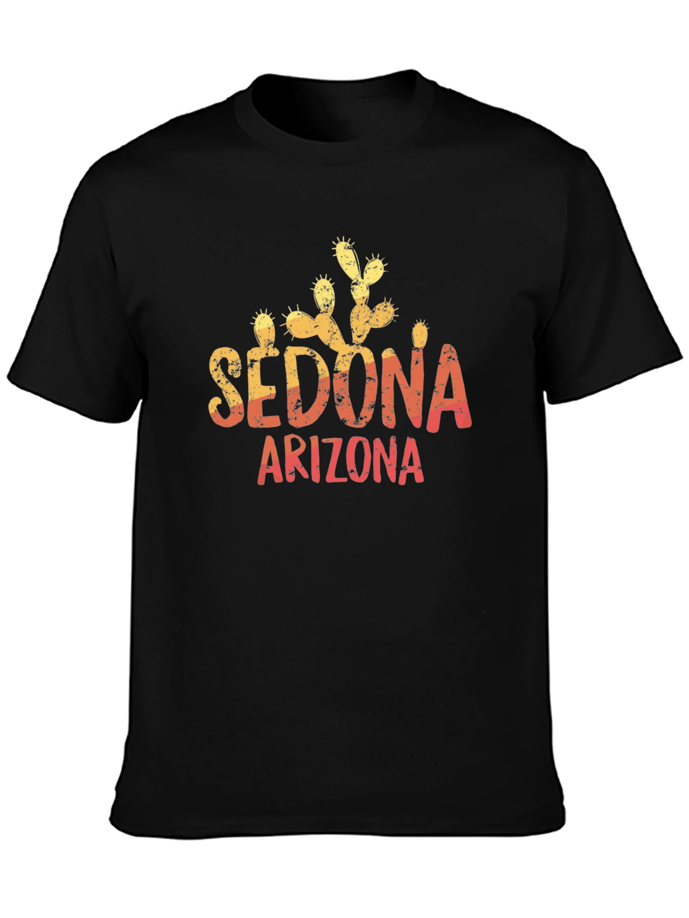 Sedona Arizona Cactus Graphic T-Shirt