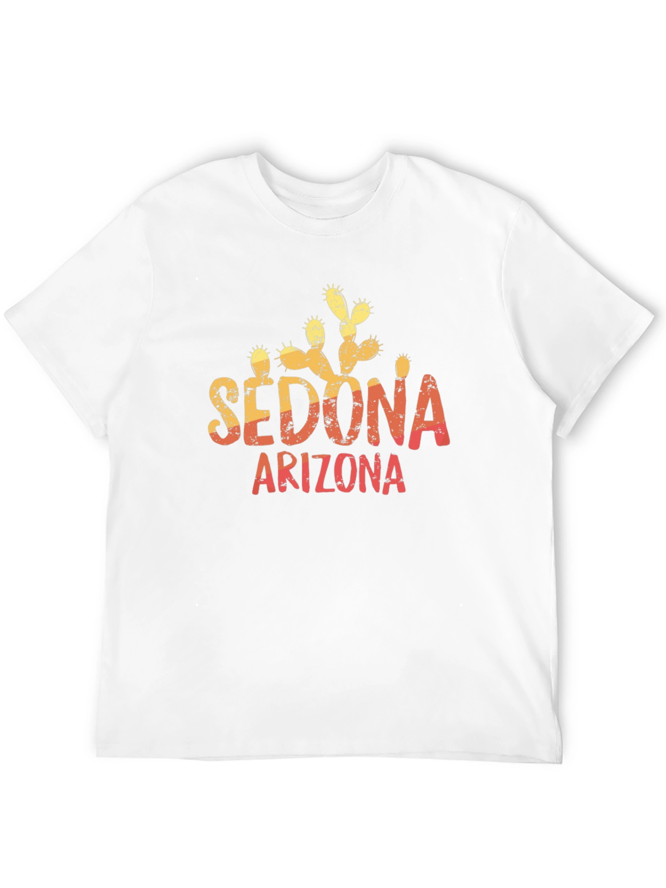 Sedona Arizona Cactus Graphic T-Shirt