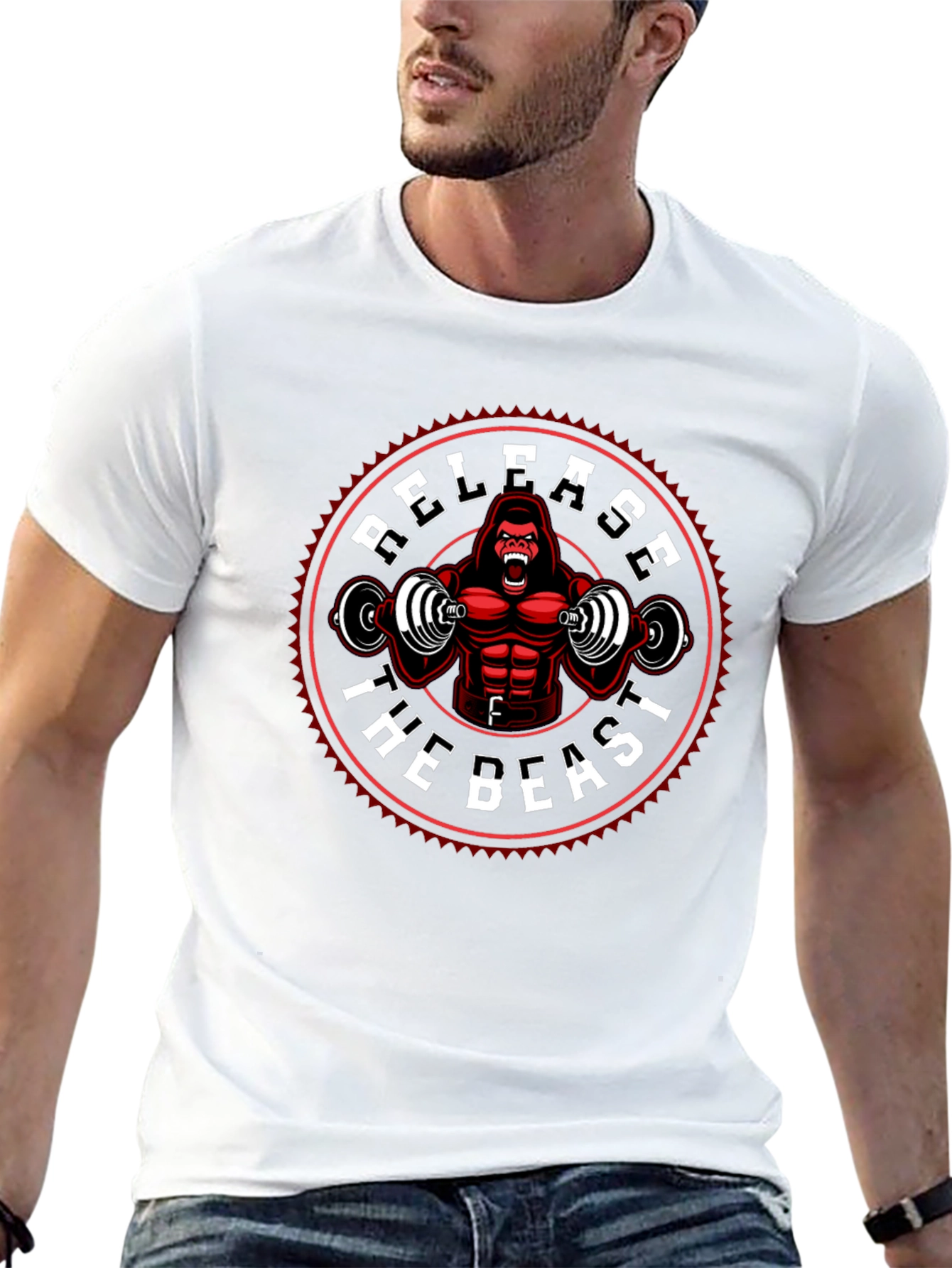 Release the Beast Gorilla Gym T-Shirt