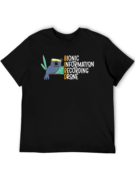 Bionic Bird Drone T-Shirt - Information Recording