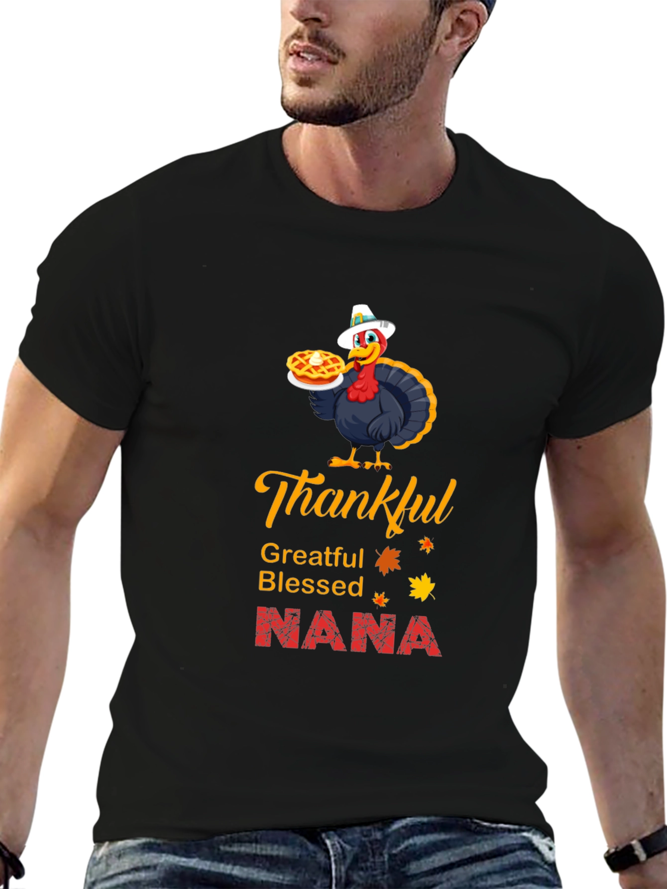 Thankful Greatful Blessed Nana T-Shirt
