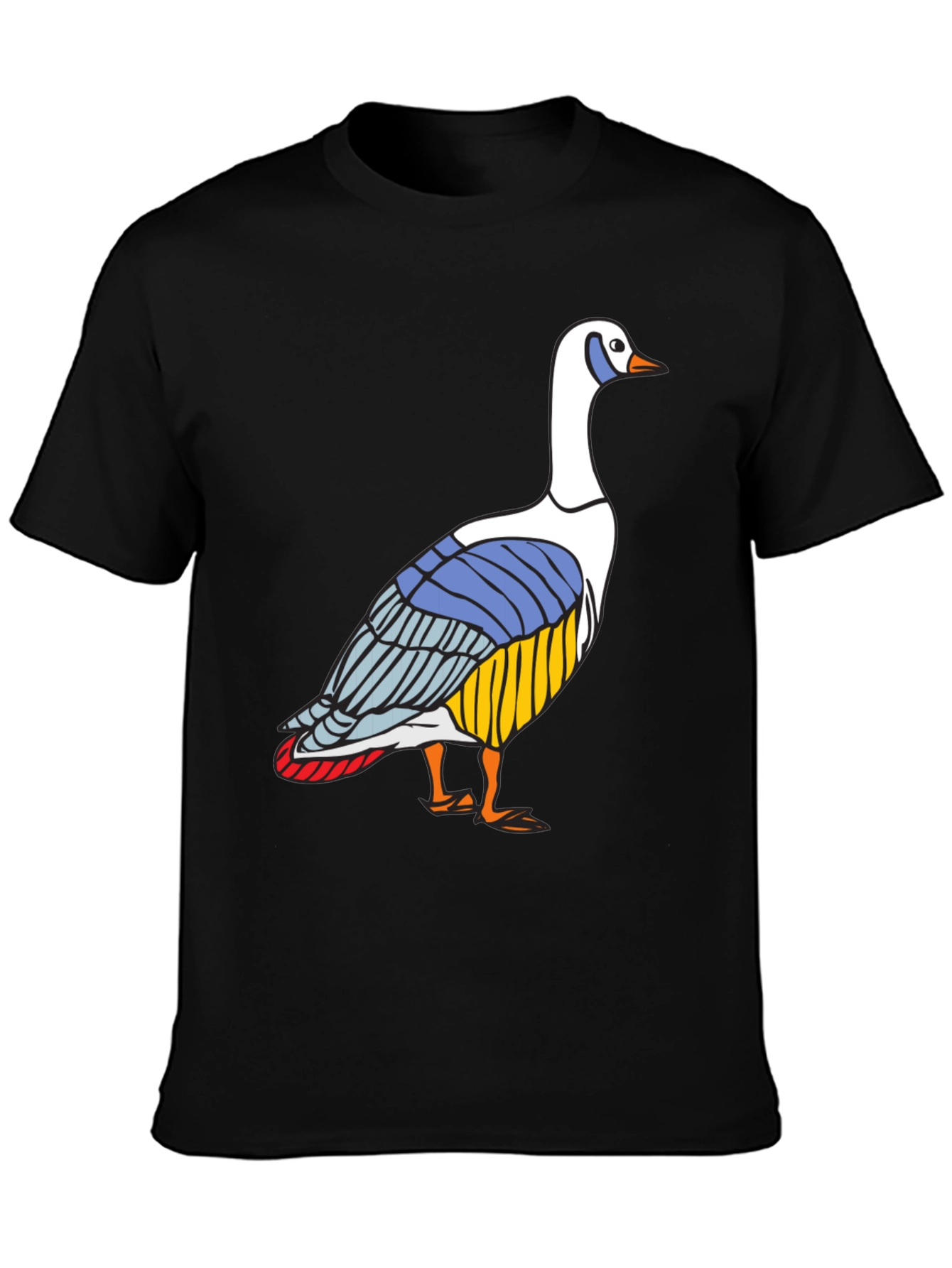 Goose Graphic Tee - Stylish Black Cotton T-Shirt