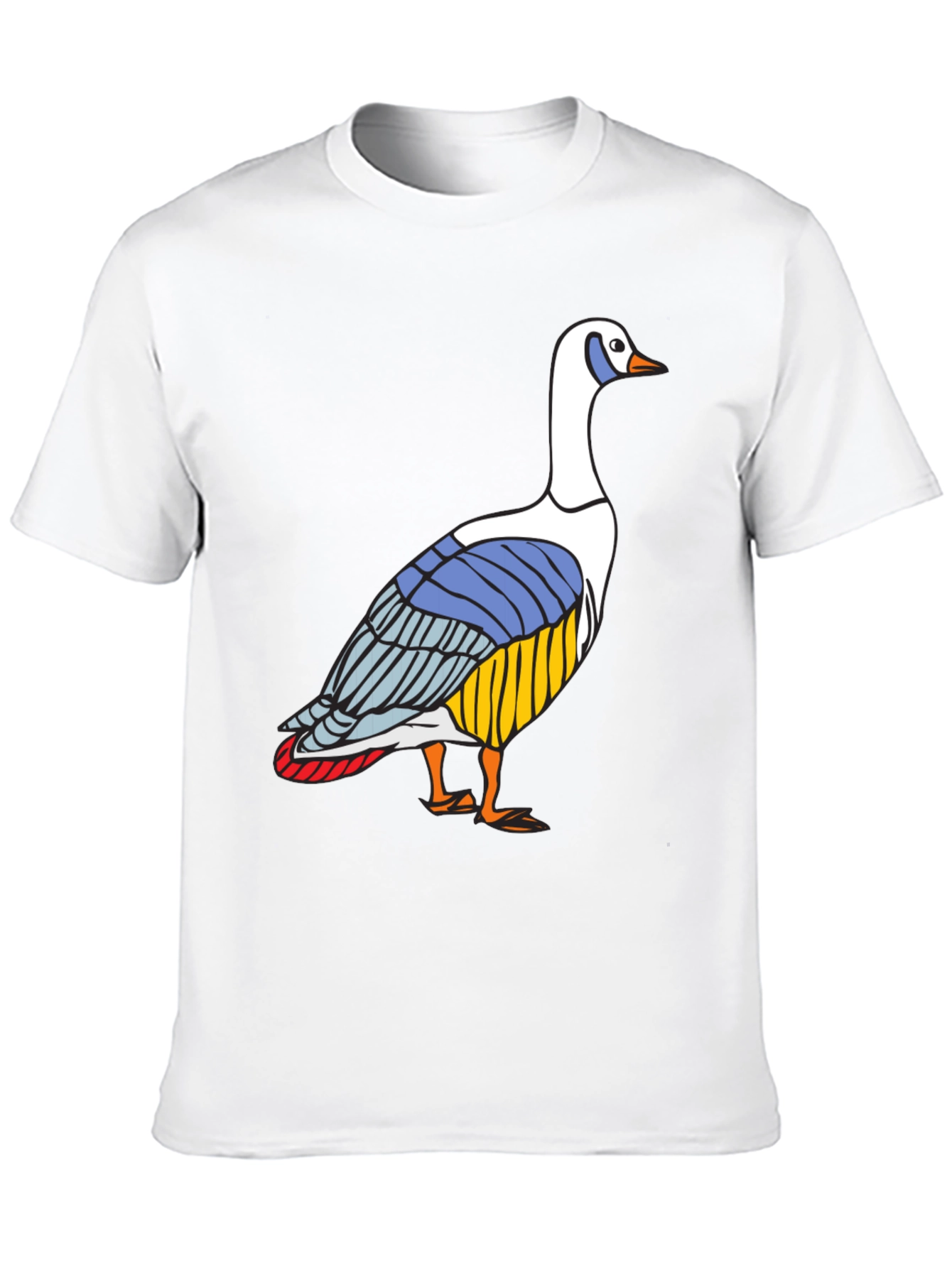 Goose Graphic Tee - Stylish Black Cotton T-Shirt