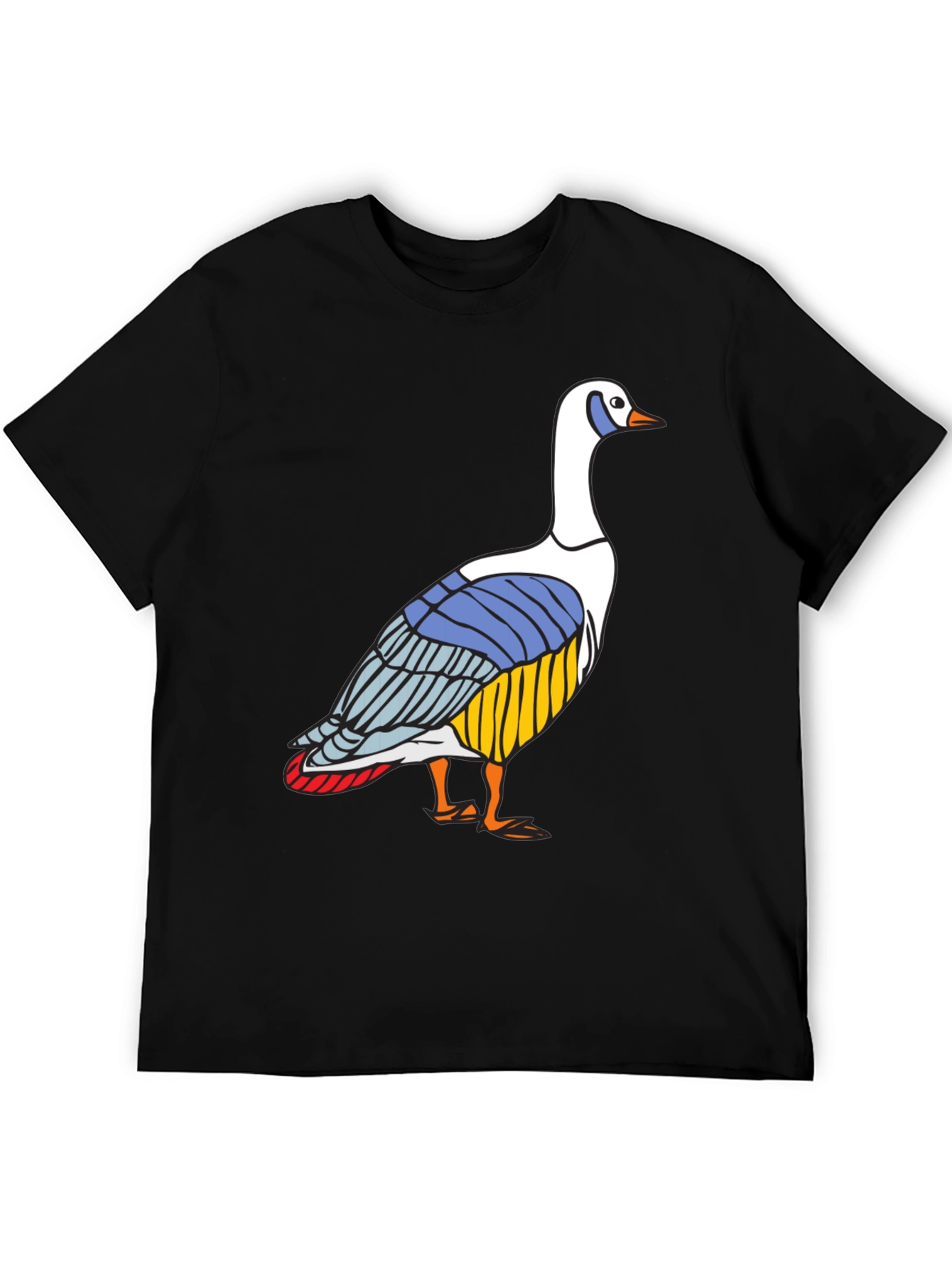 Goose Graphic Tee - Stylish Black Cotton T-Shirt