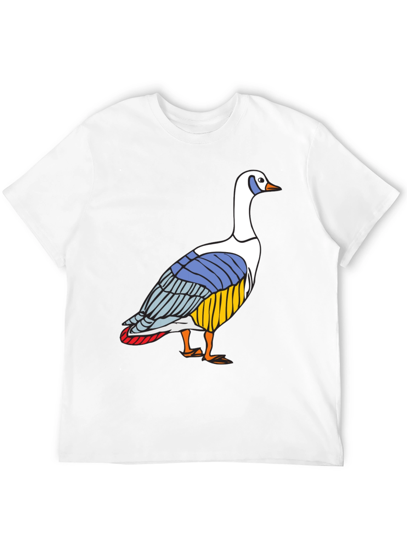Goose Graphic Tee - Stylish Black Cotton T-Shirt